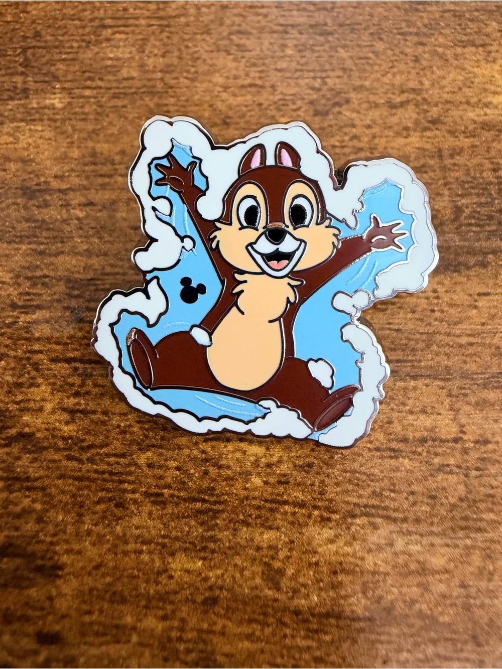 WDW Hidden Mickey 2026 Wave A Mystery Pack Pin: Chip and Dale Winter